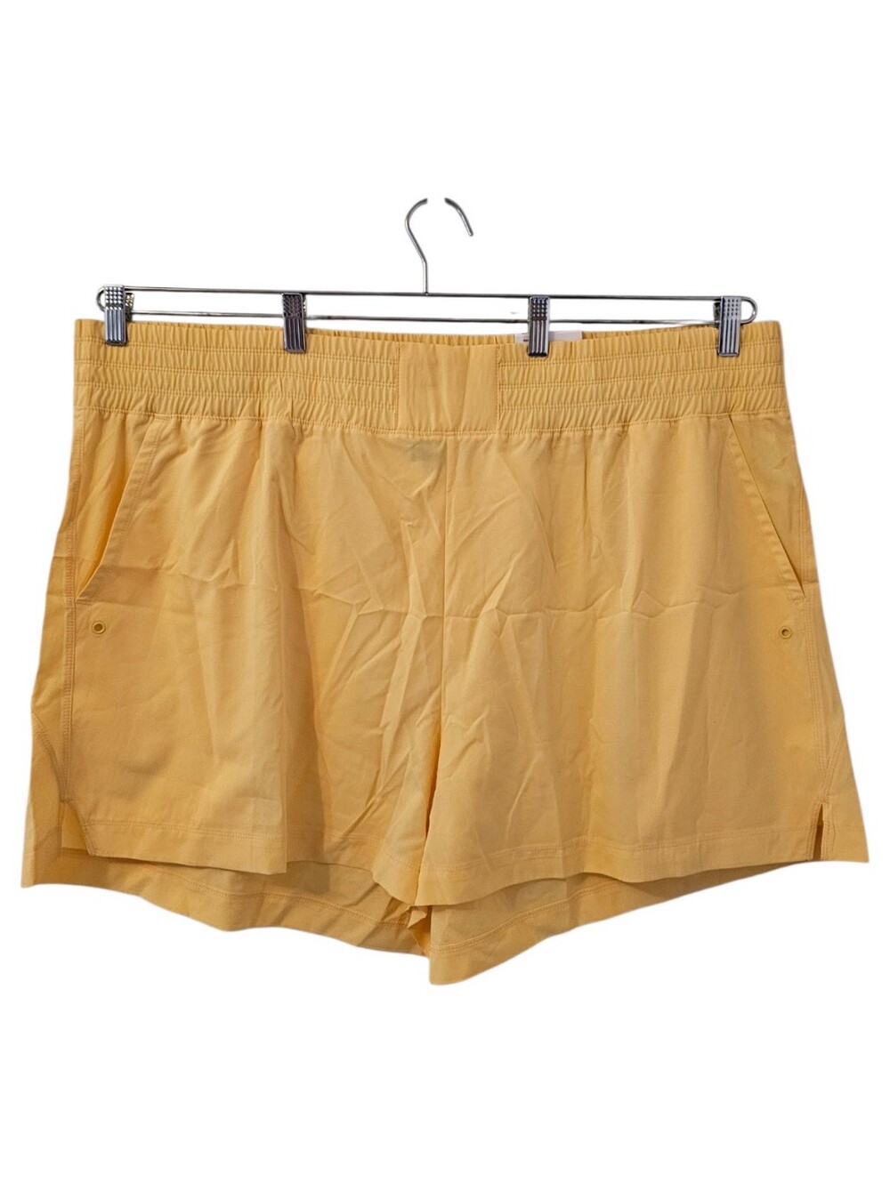 Yellow Old Navy Women's High-Waist StretchTech Shorts